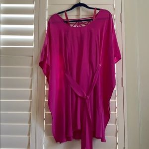 Hot pink cocktail dress